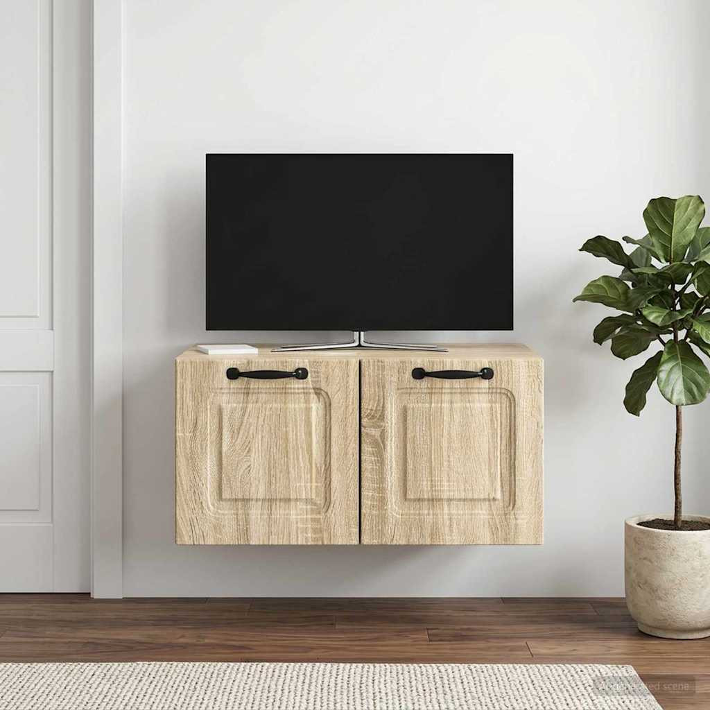 vidaXL Wandmontierter TV-Schrank Sonoma-Eiche 59,5 x 41 x 30 cm