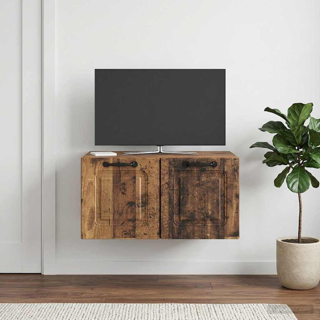 vidaXL Wandmontierter TV-Schrank Altholz 59,5 x 41 x 30 cm