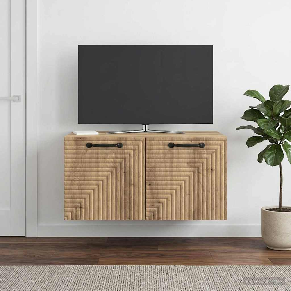 vidaXL Wandmontierter TV-Schrank 59,5 x 41 x 30 cm Artisan-Eiche