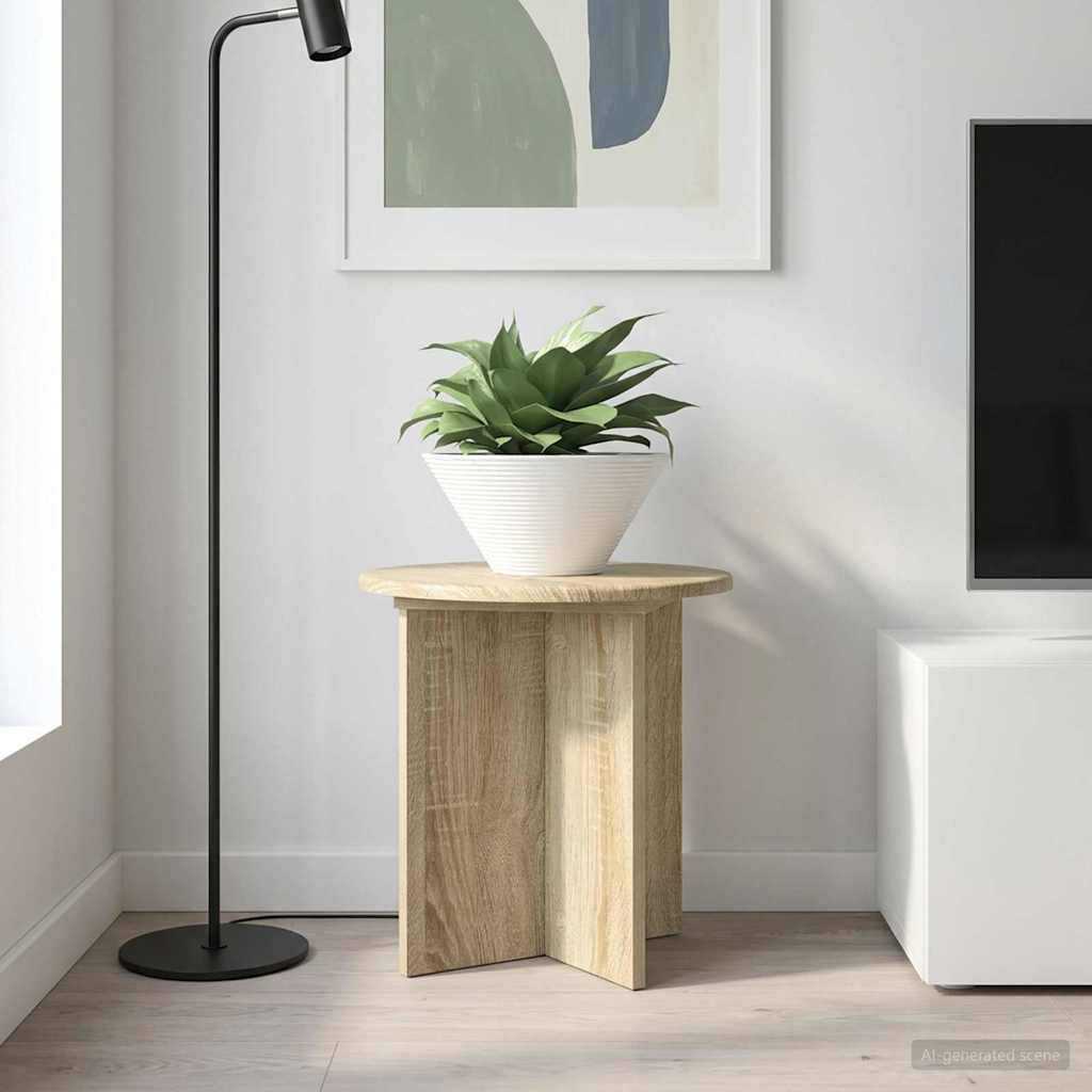 vidaXL Pflanzenständer 2 pcs Sonoma-Eiche 40 x 40 x 40 cm