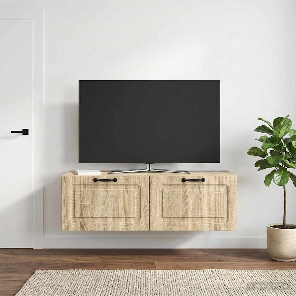 vidaXL Wandmontierter TV-Schrank Sonoma-Eiche 98 x 41 x 30 cm
