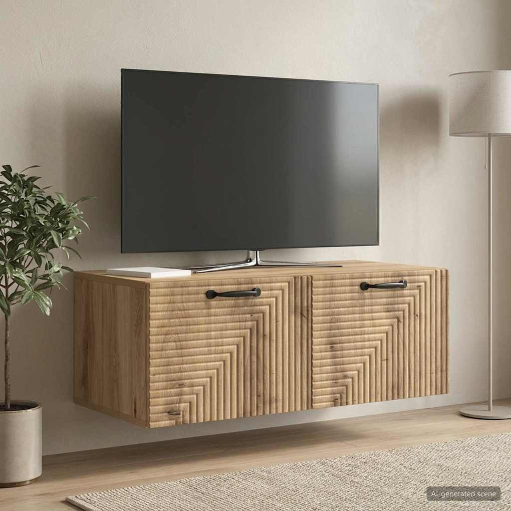 vidaXL Wandmontierter TV-Schrank 78,5 x 41 x 30 cm Artisan-Eiche