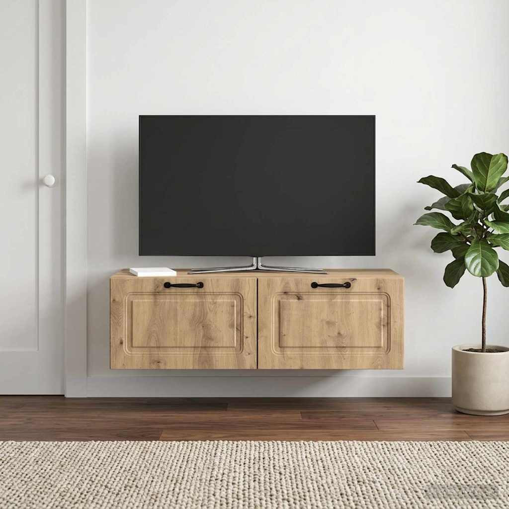 vidaXL Wandmontierter TV-Schrank 98 x 41 x 30 cm Artisan-Eiche
