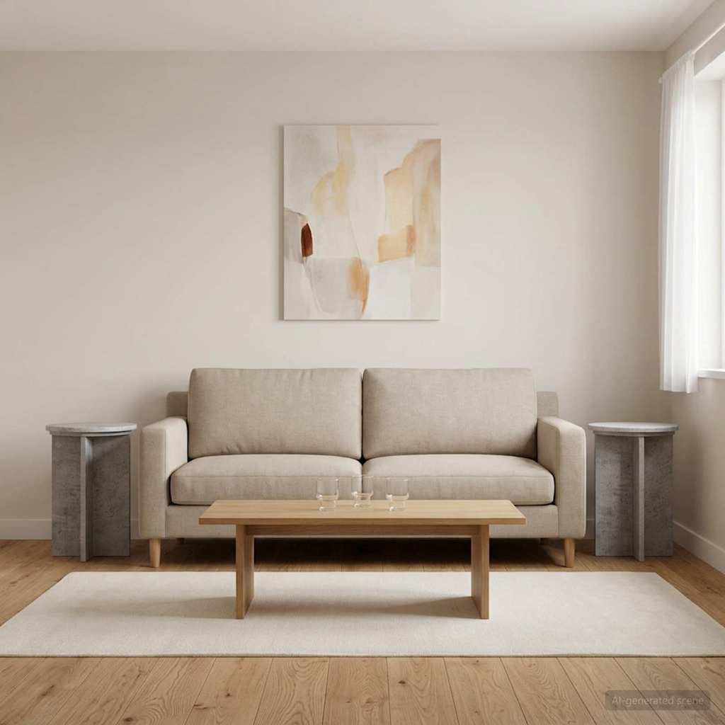 vidaXL Pflanzenständer 2 pcs Betongrau Ø29,5 x 40 cm Holzwerkstoff