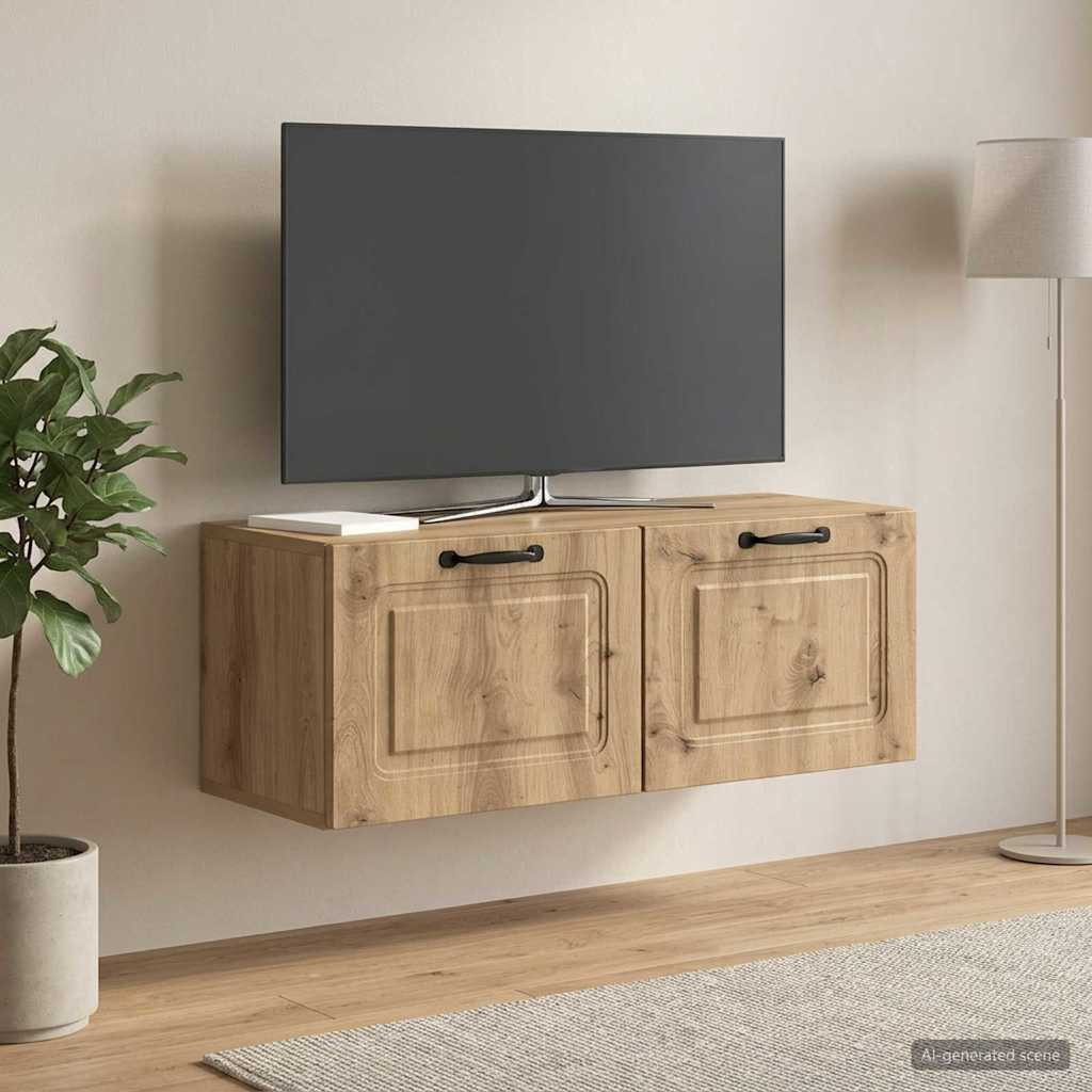 vidaXL Wandmontierter TV-Schrank 78,5 x 31 x 30 cm Artisan-Eiche