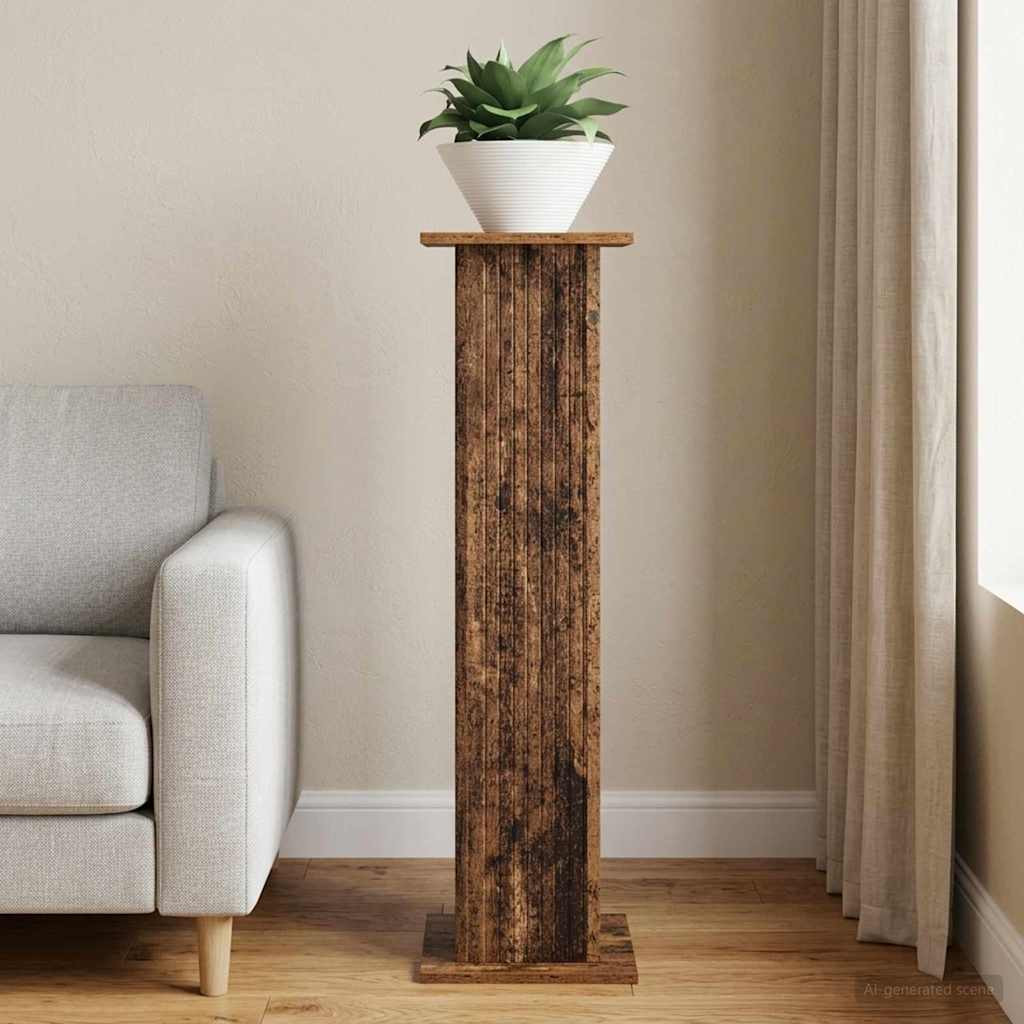 vidaXL Pflanzenständer Altholz 30,5 x 30 x 100,5 cm Holzwerkstoff