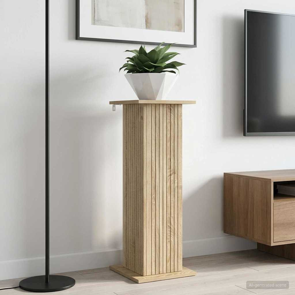 vidaXL Pflanzenständer Sonoma-Eiche 30,5 x 30 x 80,5 cm Holzwerkstoff