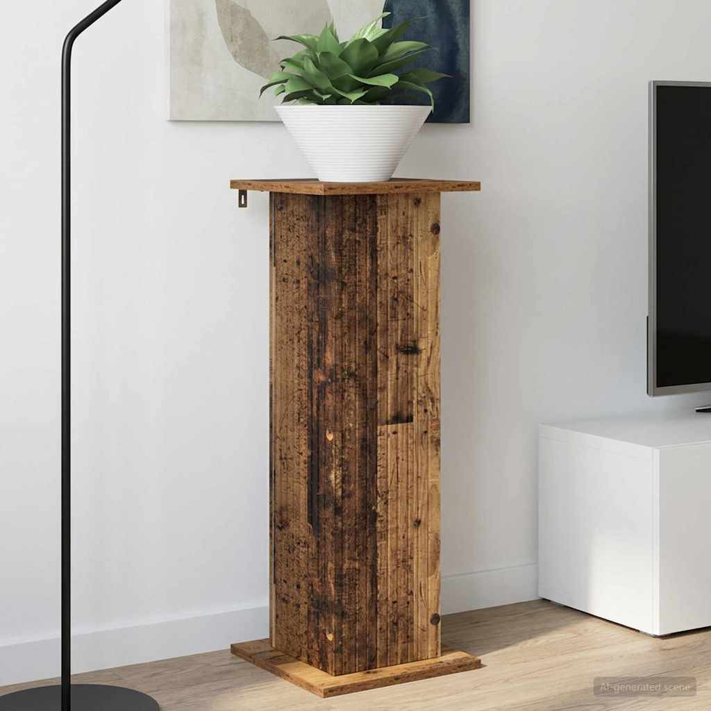 vidaXL Pflanzenständer Altholz 30,5 x 30 x 80,5 cm Holzwerkstoff