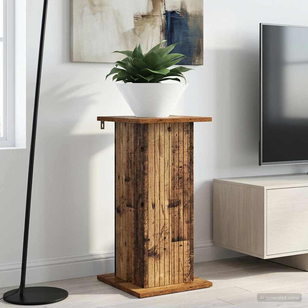 vidaXL Pflanzenständer Altholz 30,5 x 30 x 60,5 cm Holzwerkstoff
