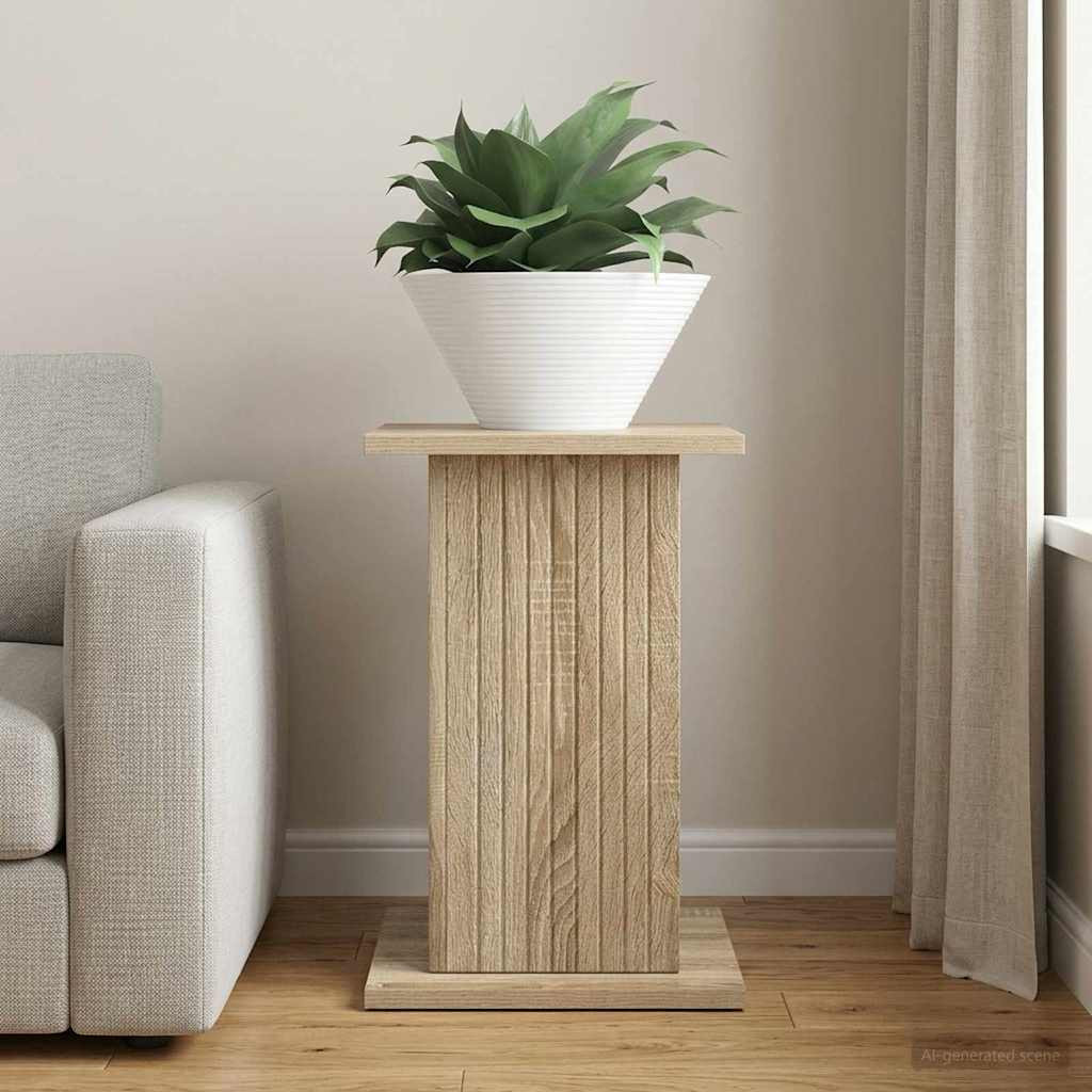 vidaXL Pflanzenständer Sonoma-Eiche 30,5 x 30 x 43 cm Holzwerkstoff