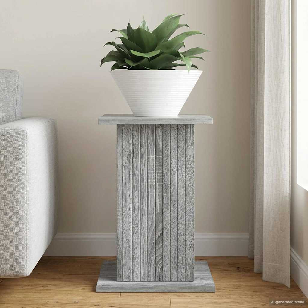 vidaXL Pflanzenständer Graues Sonoma 30,5 x 30 x 43 cm Holzwerkstoff