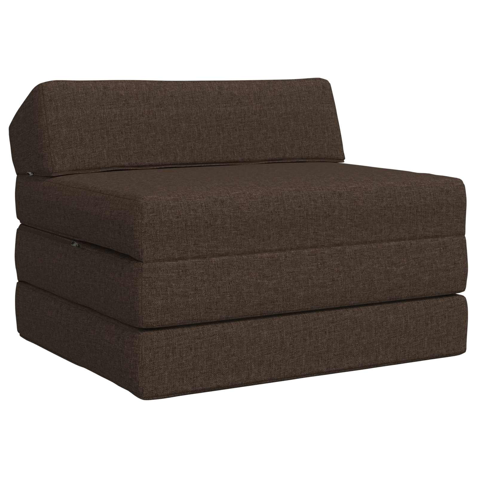 vidaXL Klappsofa Bett Taupe 200 x 70 x 10 cm Stoff