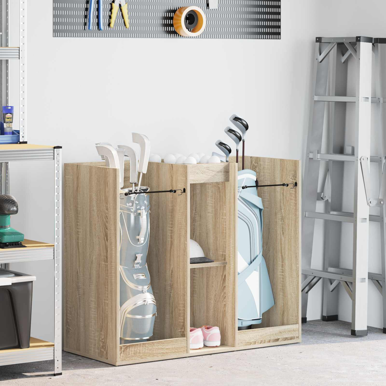 vidaXL Golf Schrank Uni Sonoma-Eiche 102 x 45 x 85,5 cm