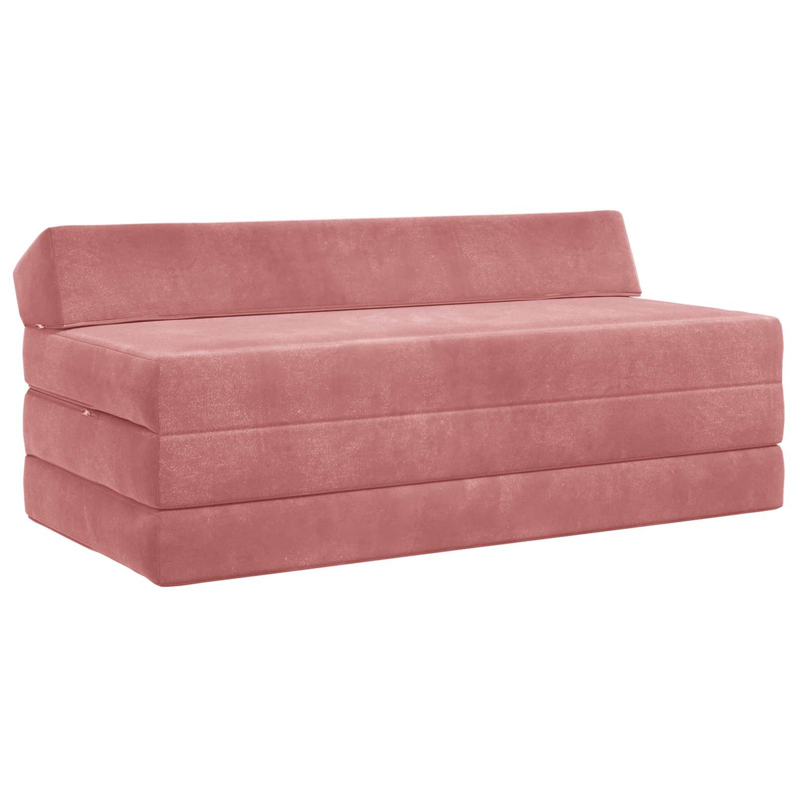 vidaXL Klappsofa Bett Rosa 120 x 60 x 49 cm Stoff