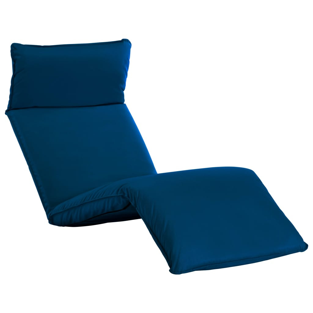 vidaXL Sonnenliege Klappbar Oxford-Gewebe Marineblau