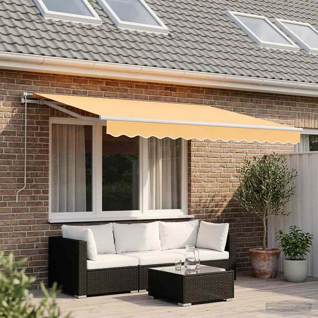 vidaXL Markisenersatzstoff Sand 281 x 245 cm Polyester