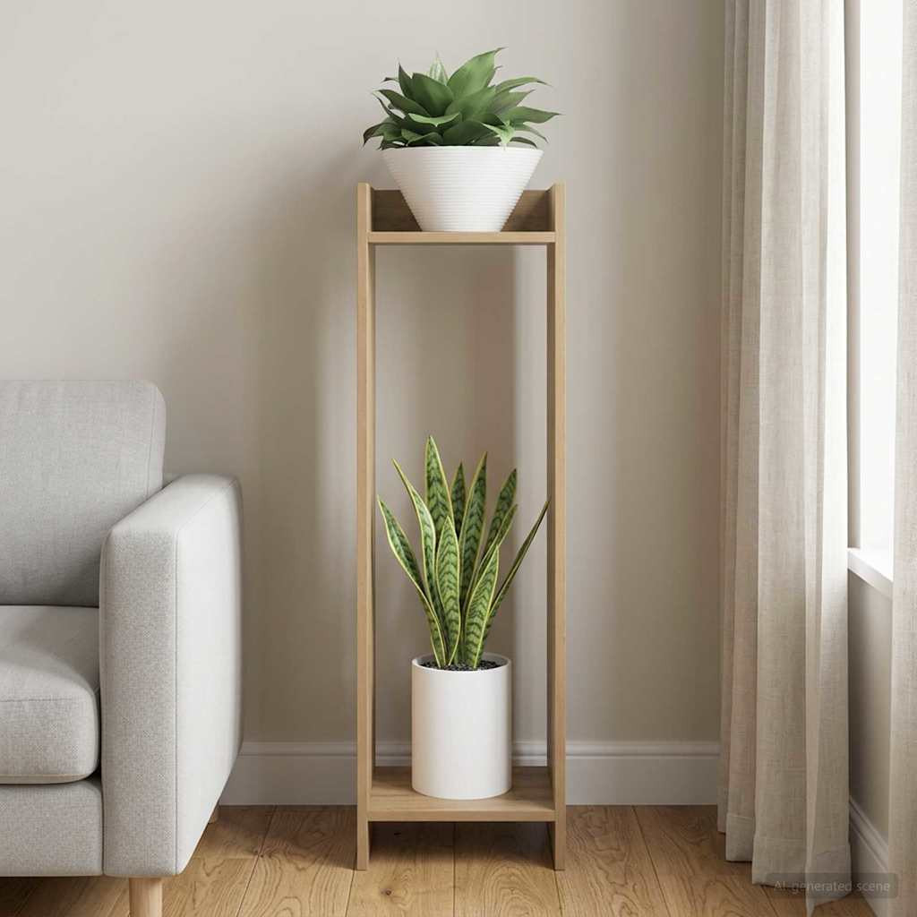 vidaXL Pflanzenständer Artisan-Eiche 30 x 30 x 100 cm Holzwerkstoff