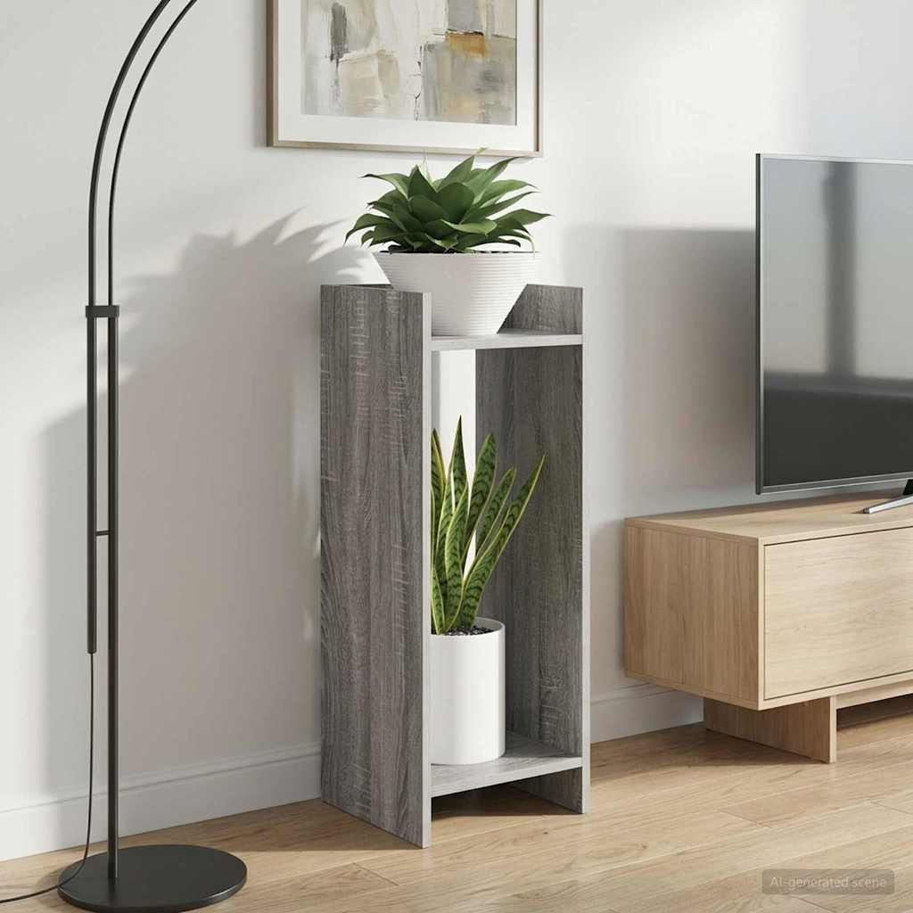 vidaXL Pflanzenständer Graues Sonoma 30 x 30 x 80 cm Holzwerkstoff