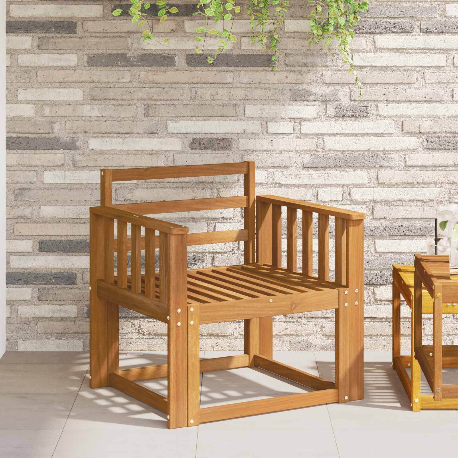 vidaXL Armlehnen 2 pcs Braun 60 x 6 x 61 cm Holzwerkstoff