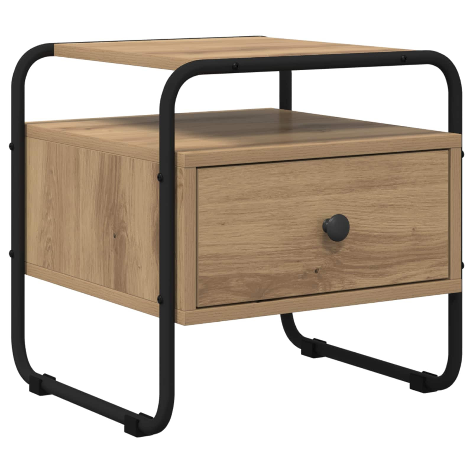 vidaXL Nachttisch Artisan-Eiche 40 x 39,5 x 40 cm Holzwerkstoff