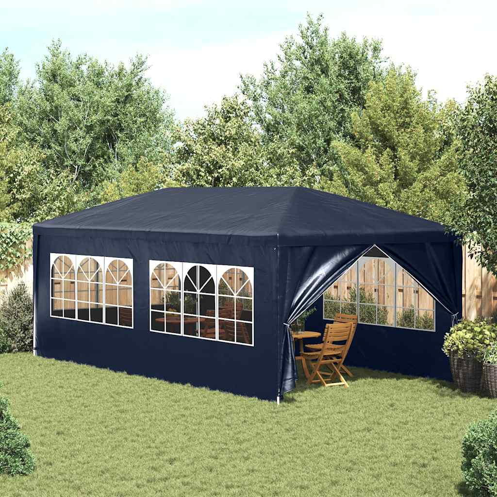 vidaXL Partyzelt 3x6 m Blau
