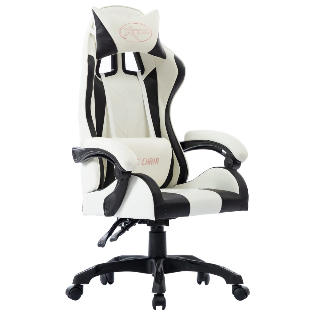 vidaXL Gaming-Stuhl Schwarz Kunstleder
