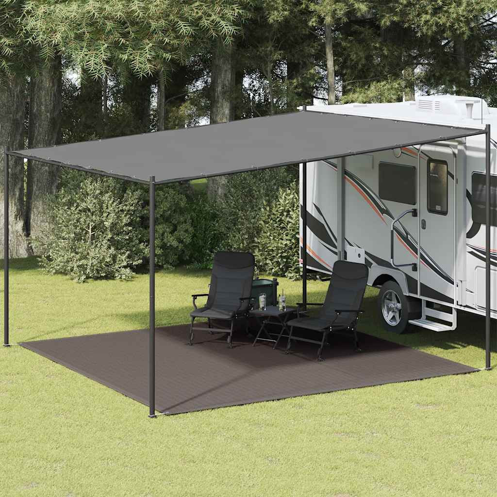 vidaXL Zeltteppich 400x400 cm Anthrazit