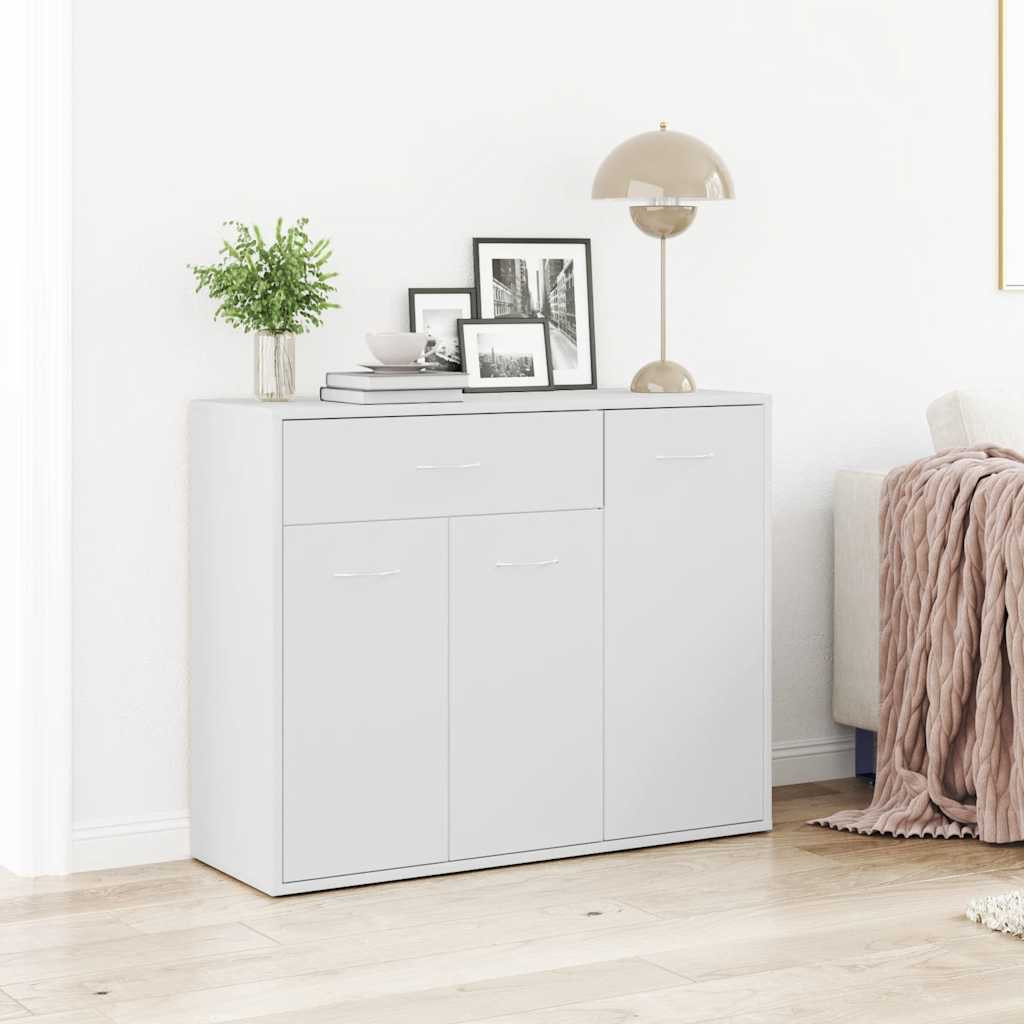 vidaXL Sideboard Weiß 88x30x70 cm Holzwerkstoff