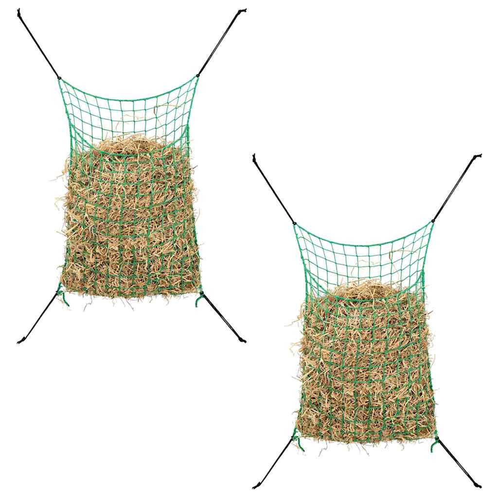 vidaXL Heunetze 2 Stk Rechteckig 0,9x1,5 m PP