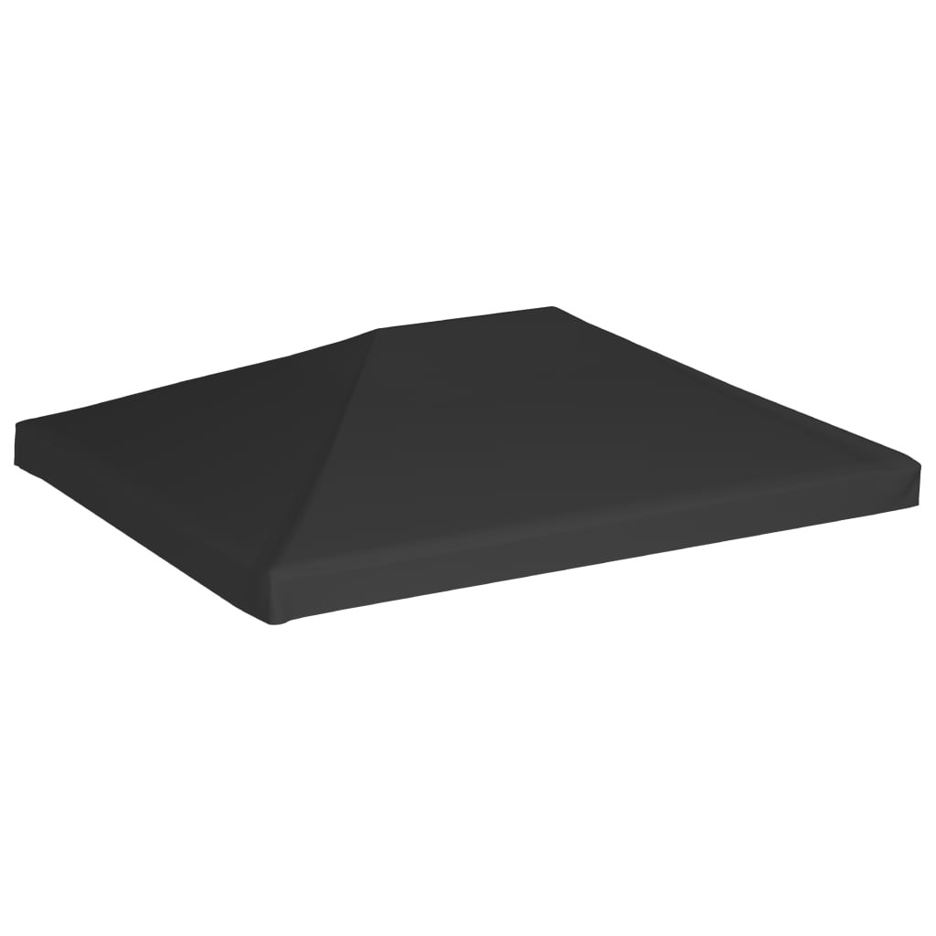 vidaXL Pavillondach 270 g/m² 4x3 m Schwarz