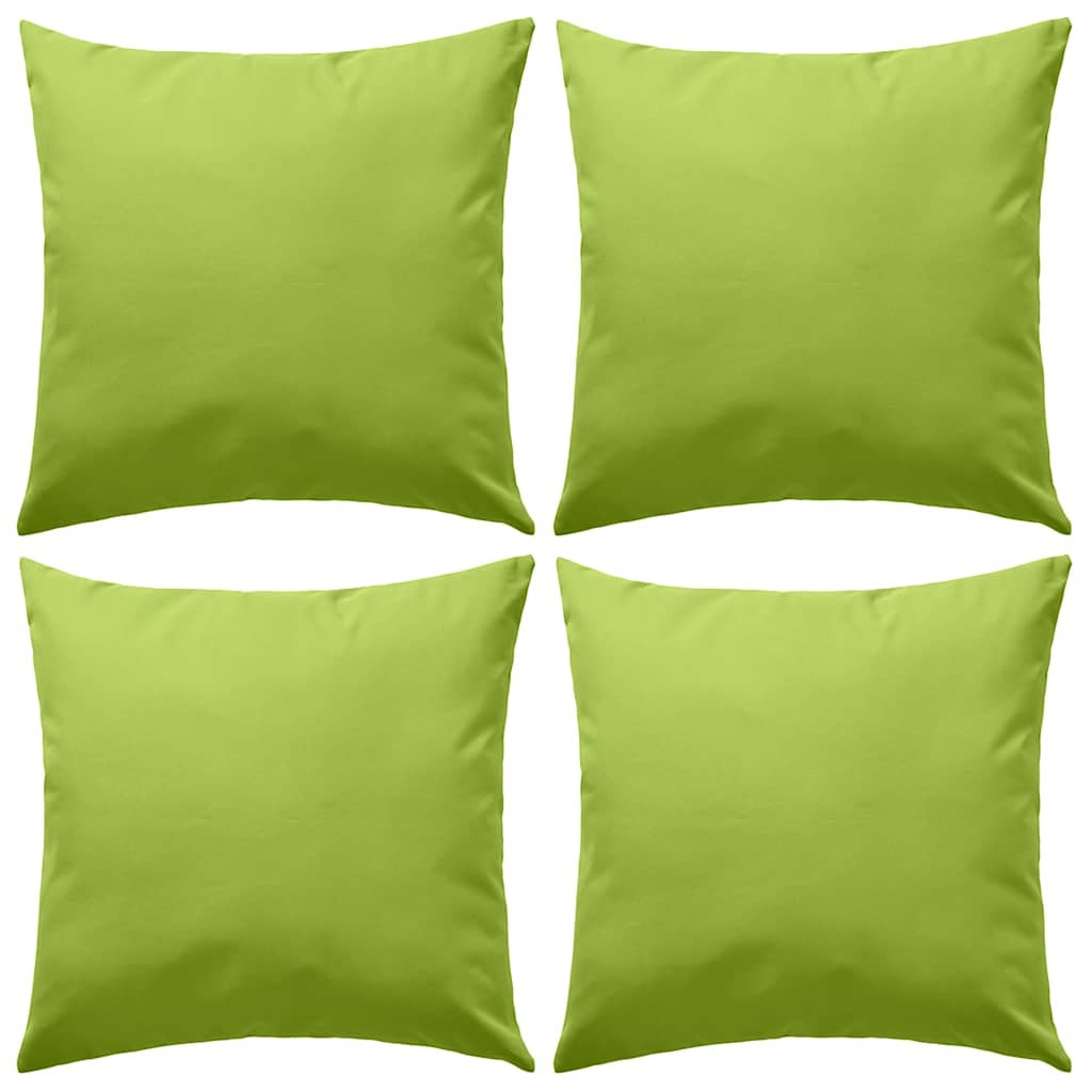 vidaXL Gartenkissen 4 Stk. 45 x 45 cm Apfelgrün