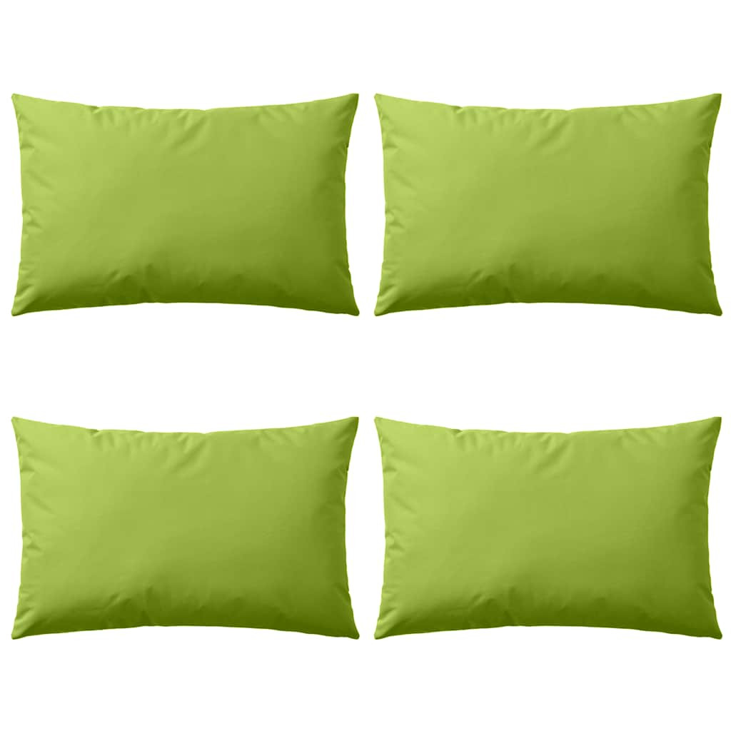 vidaXL Gartenkissen 4 Stk. 60 x 40 cm Apfelgrün