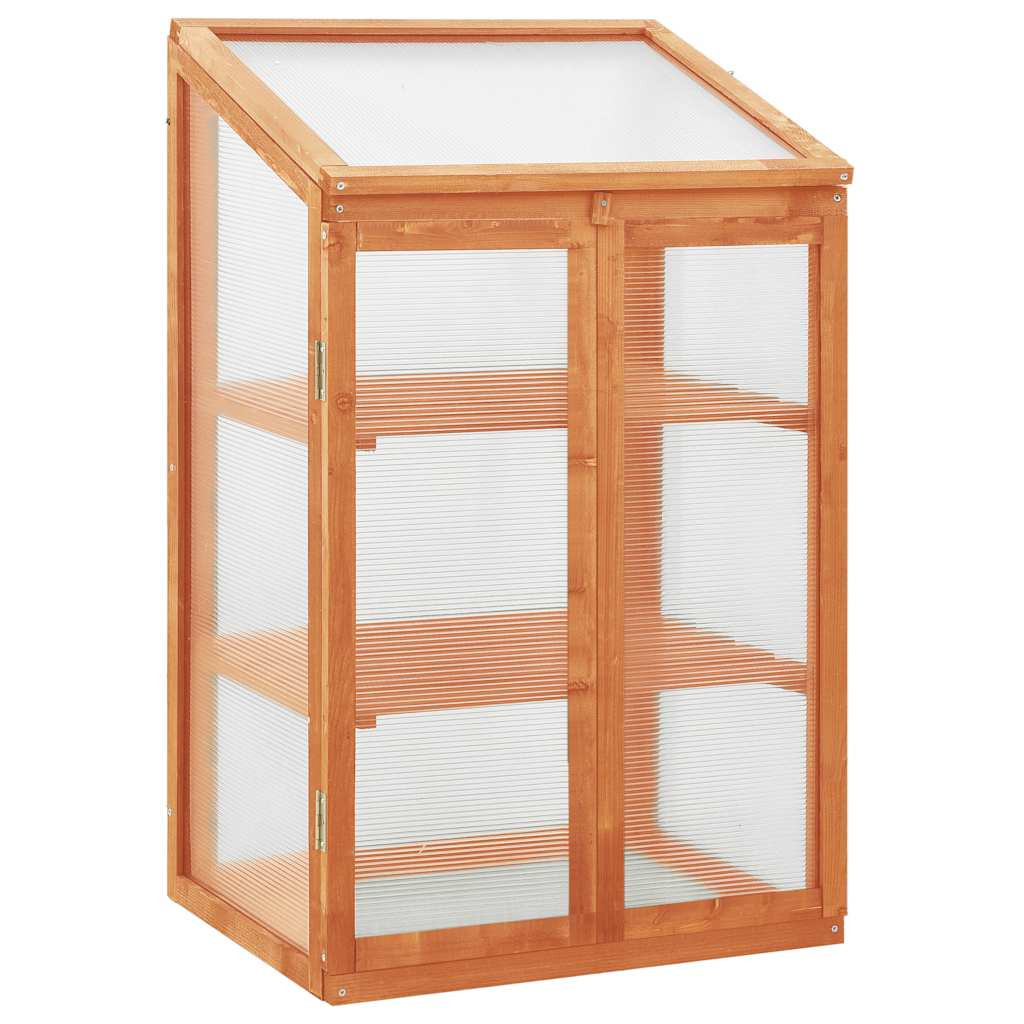 vidaXL Gewächshaus 60x45x100 cm Tannenholz