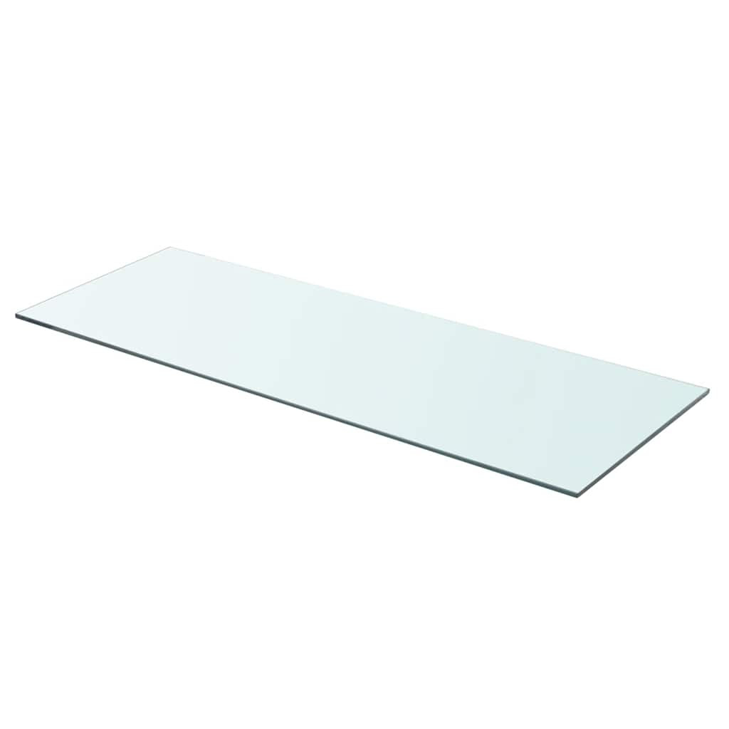 vidaXL Regalboden Glas Transparent 80x30 cm