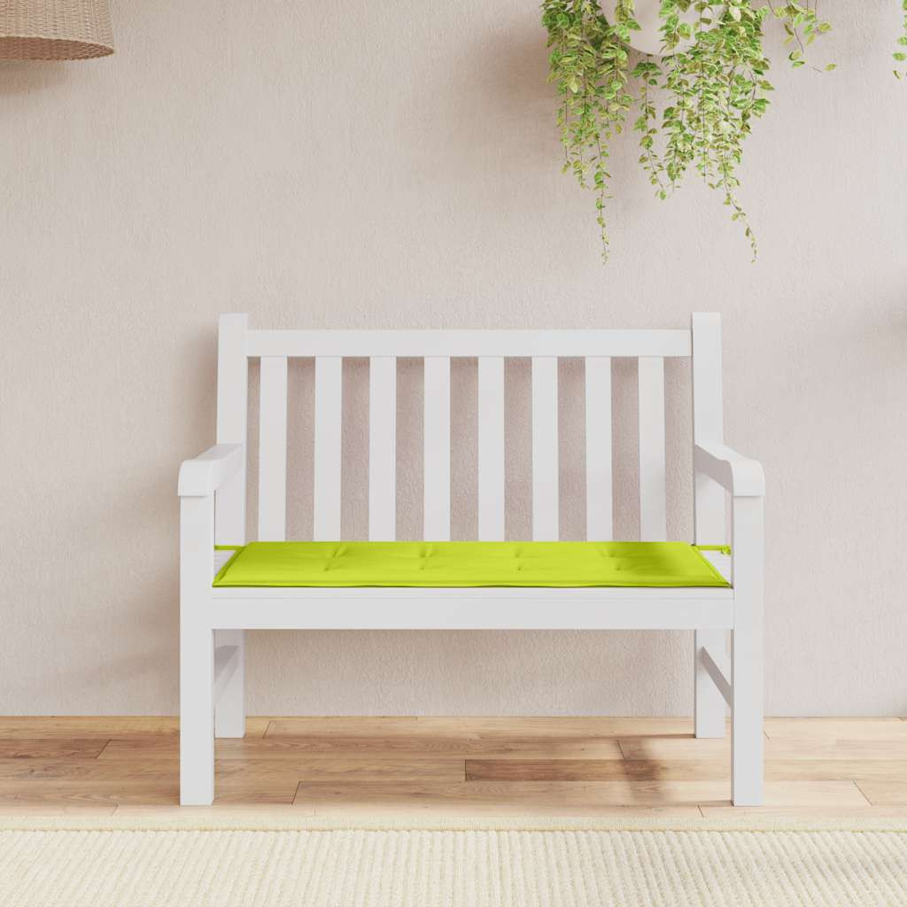 vidaXL Gartenbank-Auflage Hellgrün 100x50x3 cm Oxford-Gewebe