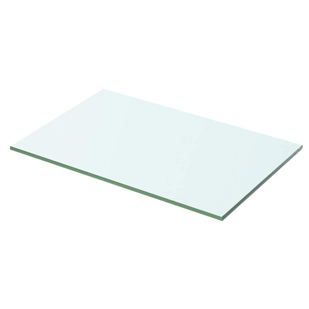 vidaXL Regalboden Glas Transparent 50x25 cm