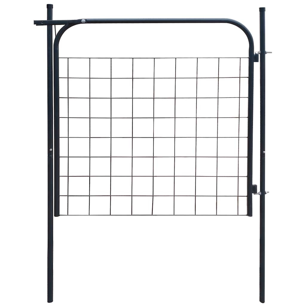 vidaXL Gartentor 100x100 cm Anthrazit