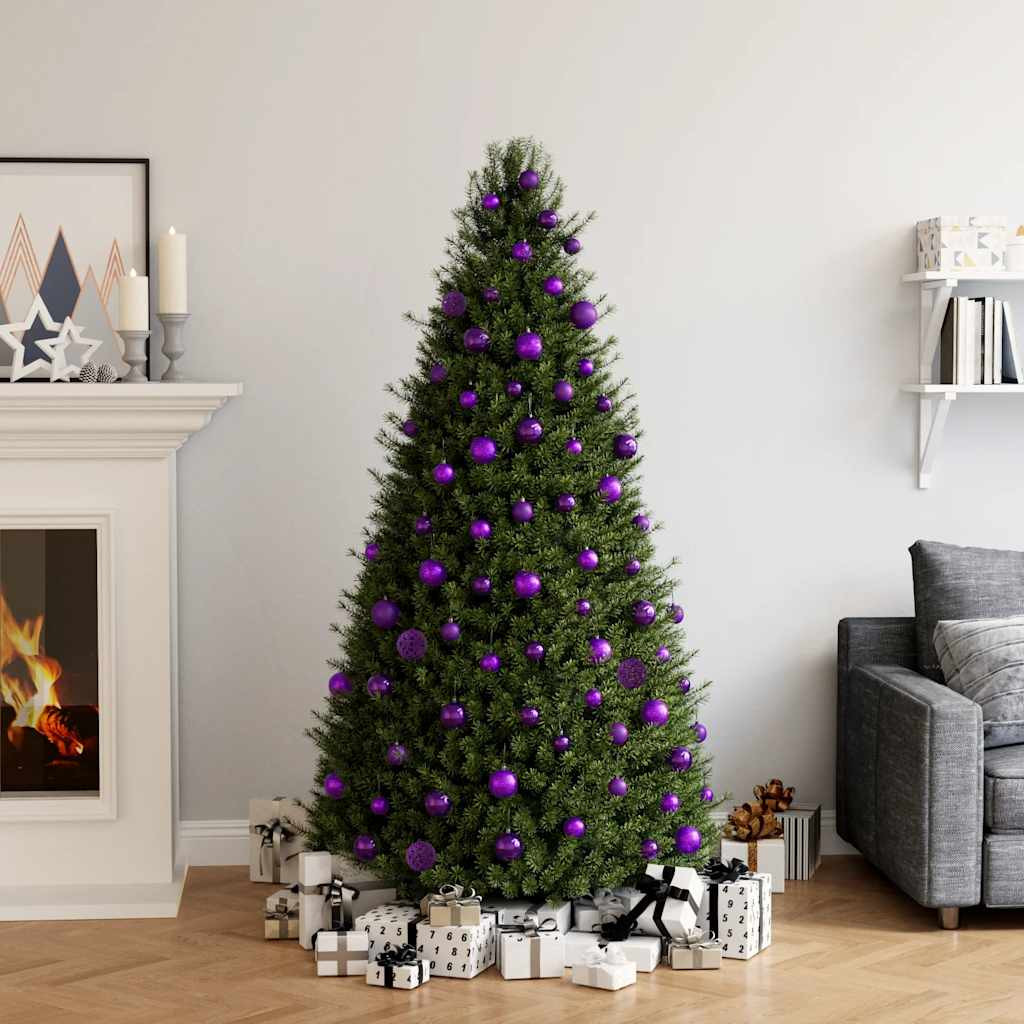vidaXL 100-tlg. Weihnachtskugel-Set Lila