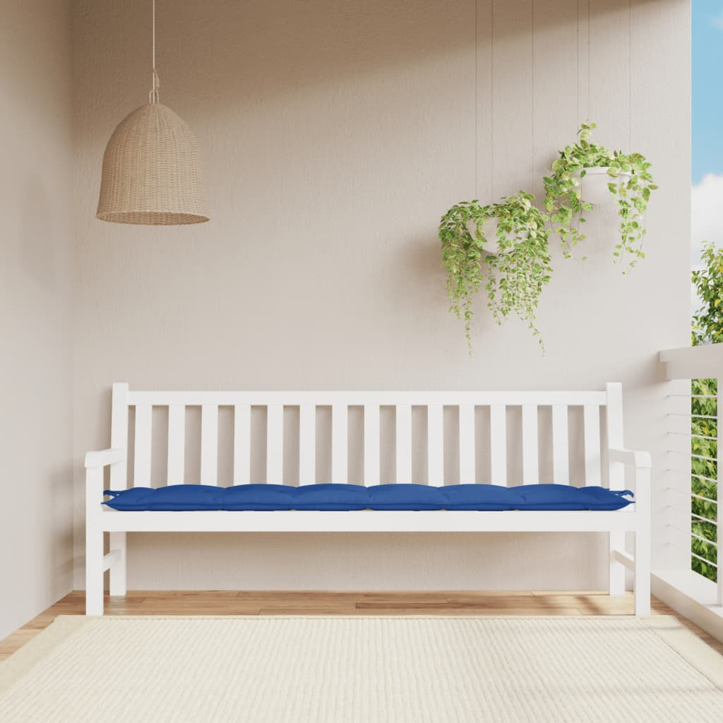 vidaXL Gartenbank-Auflage Blau200x50x7 cm Oxford-Gewebe