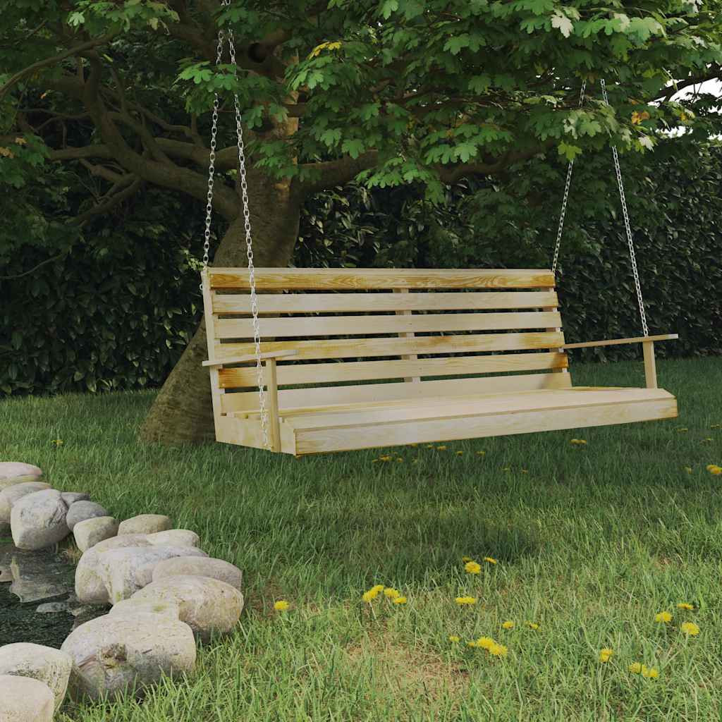 vidaXL Schaukelbank Imprägniertes Kiefernholz 155x65x60 cm