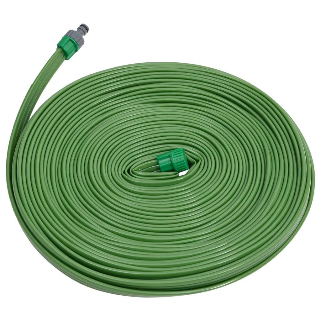 vidaXL Sprinklerschlauch Grün 15 m PVC