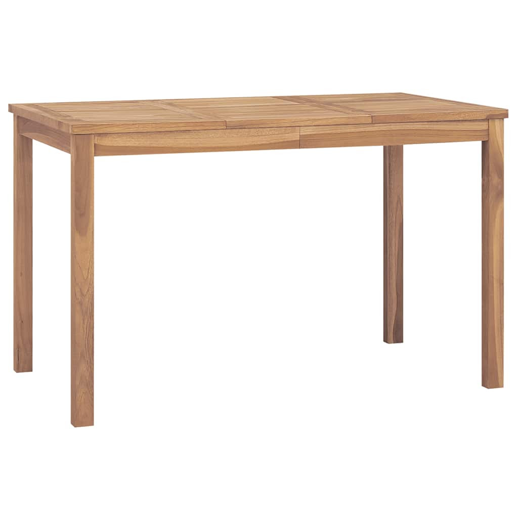 vidaXL Garden Esstisch 120x70x77 cm Massiv Teakholz