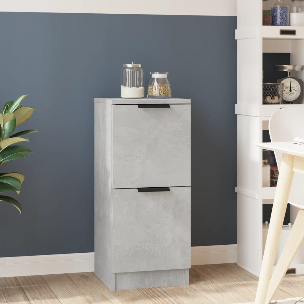 vidaXL Sideboard Betongrau 30x30x70 cm Holzwerkstoff