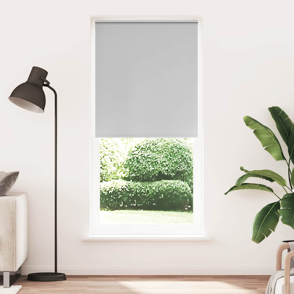 vidaXL Verdunkelungsrollo 104,4 x 230 cm, Stoffbreite 100 cm, grau