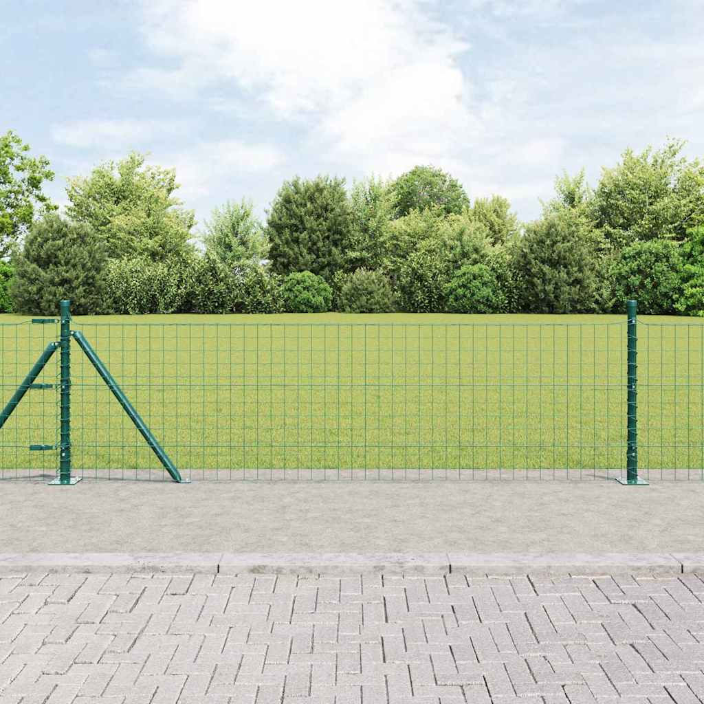 vidaXL Zaunpfosten zum Einbetonieren 26 Stk. Grün