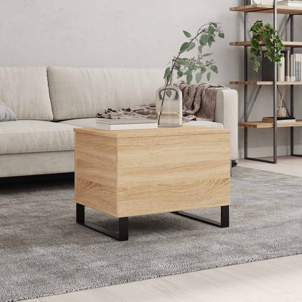 vidaXL Couchtisch Sonoma-Eiche 60x44,5x45 cm Holzwerkstoff