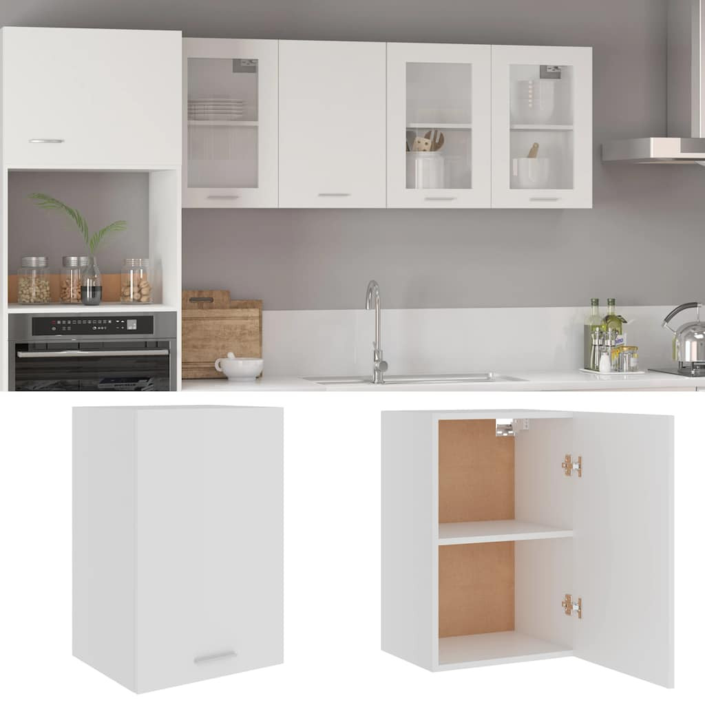 vidaXL Hängeschrank Lyon Weiß 39,5x31x60 cm Holzwerkstoff