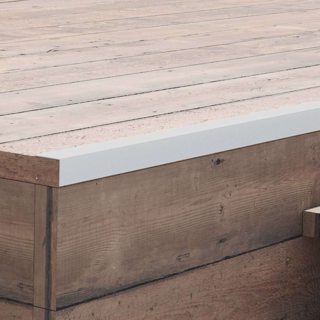vidaXL 5 Stk. Verkleidungswinkel Verkleidungen Aluminium 170 cm Silber