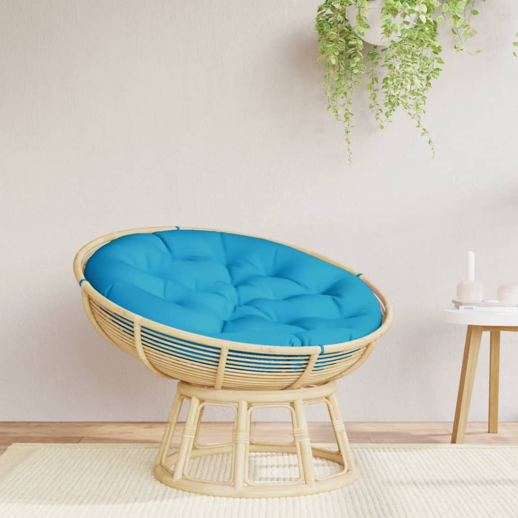 vidaXL Kissen Rund Hellblau Ø 100x11 cm Oxford-Gewebe