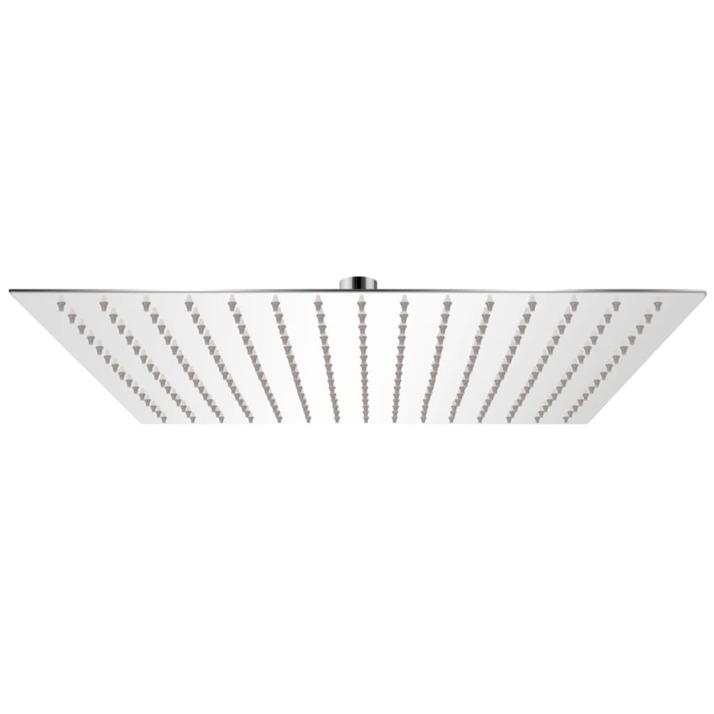 vidaXL Regenbrause Edelstahl 40x40 cm Quadratisch